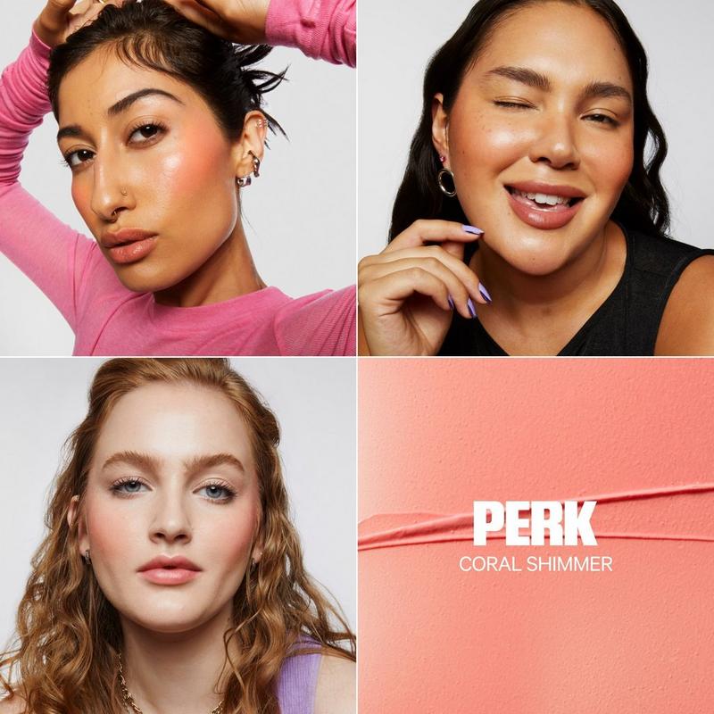 milk makeup mini lip color c.r.e.a.m + Cheek Cream Blush Stick - Quirk Blend with your fingertips MILK MAKEUP Cooling Water Jelly
