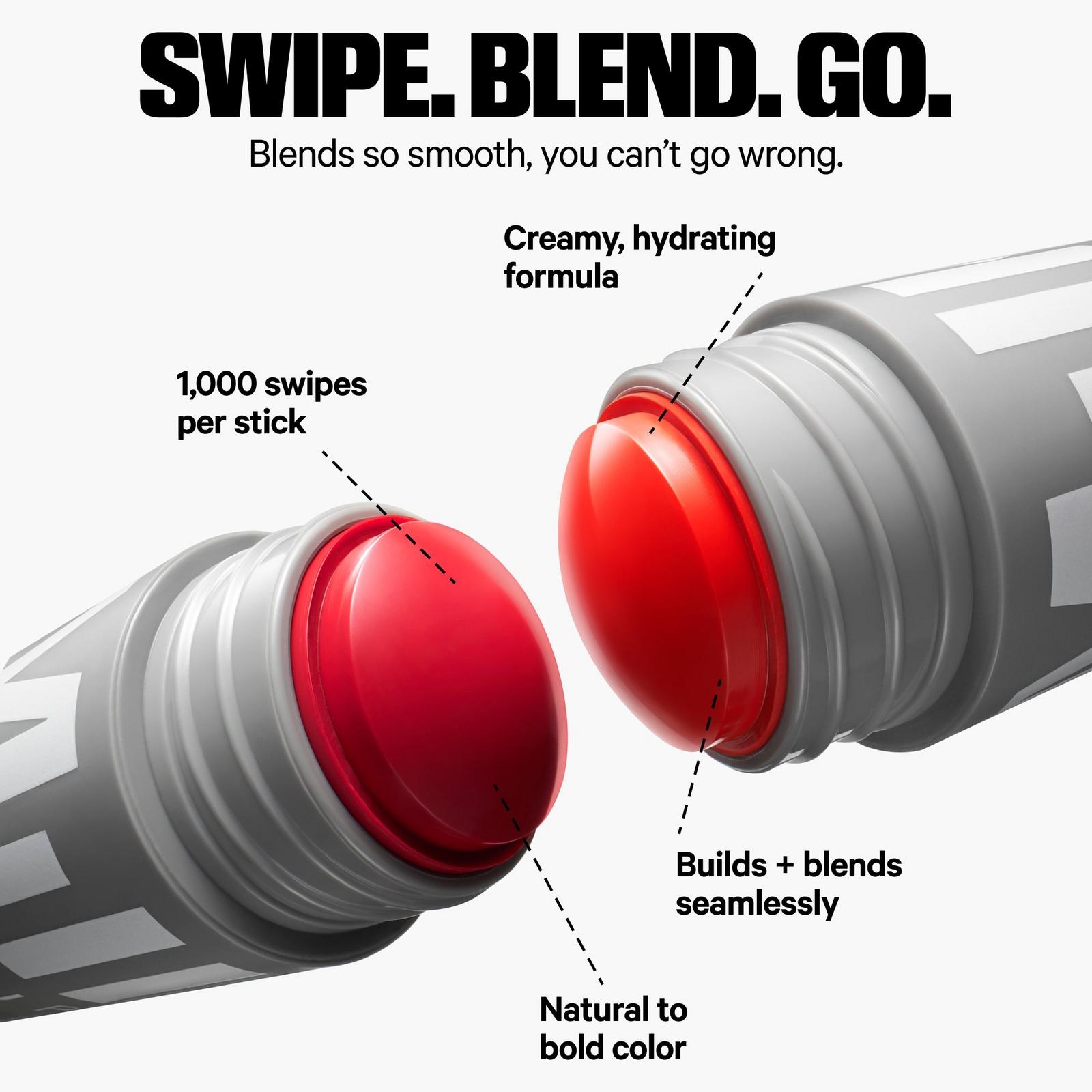 Lip + Cheek Cream Blush Stick and Lip Color - DASH