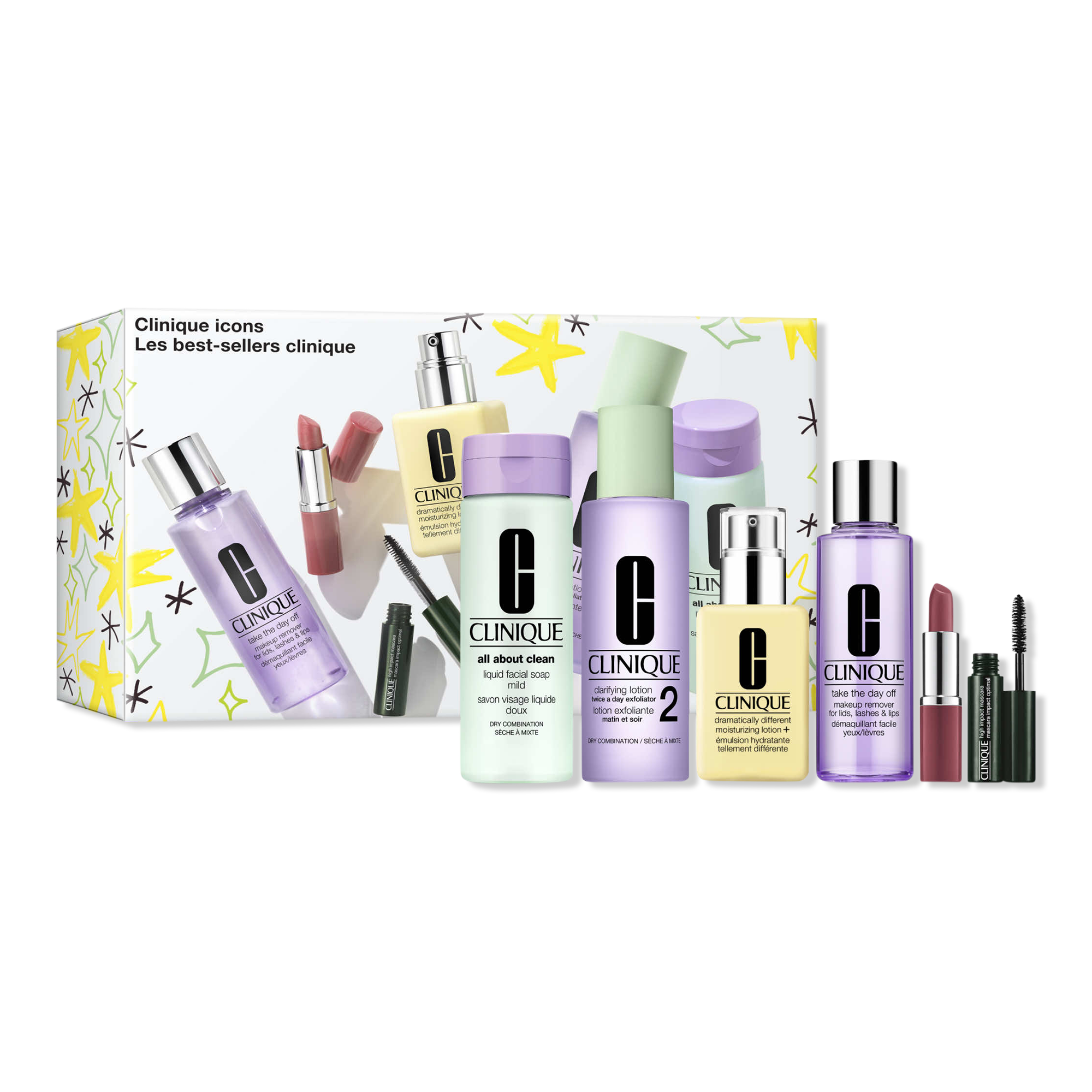 Clinique Clinique Icons Skincare and Makeup Gift Set #1