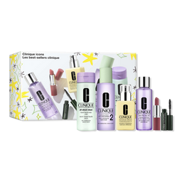 Clinique Icons Skincare and Makeup Gift Set