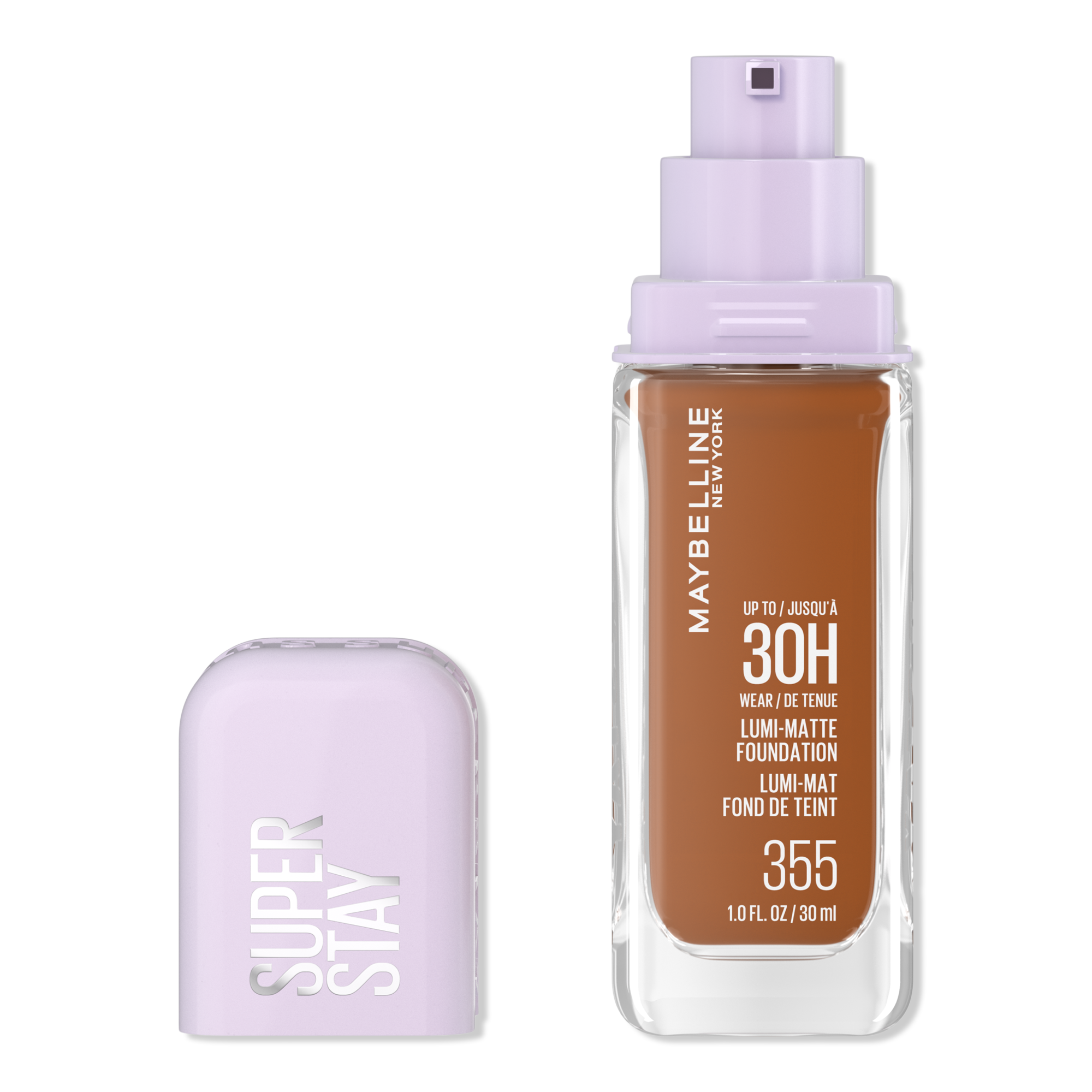 Maybelline Super Stay Up to 30HR Wear Lumi-Matte Longwear Foundation #1