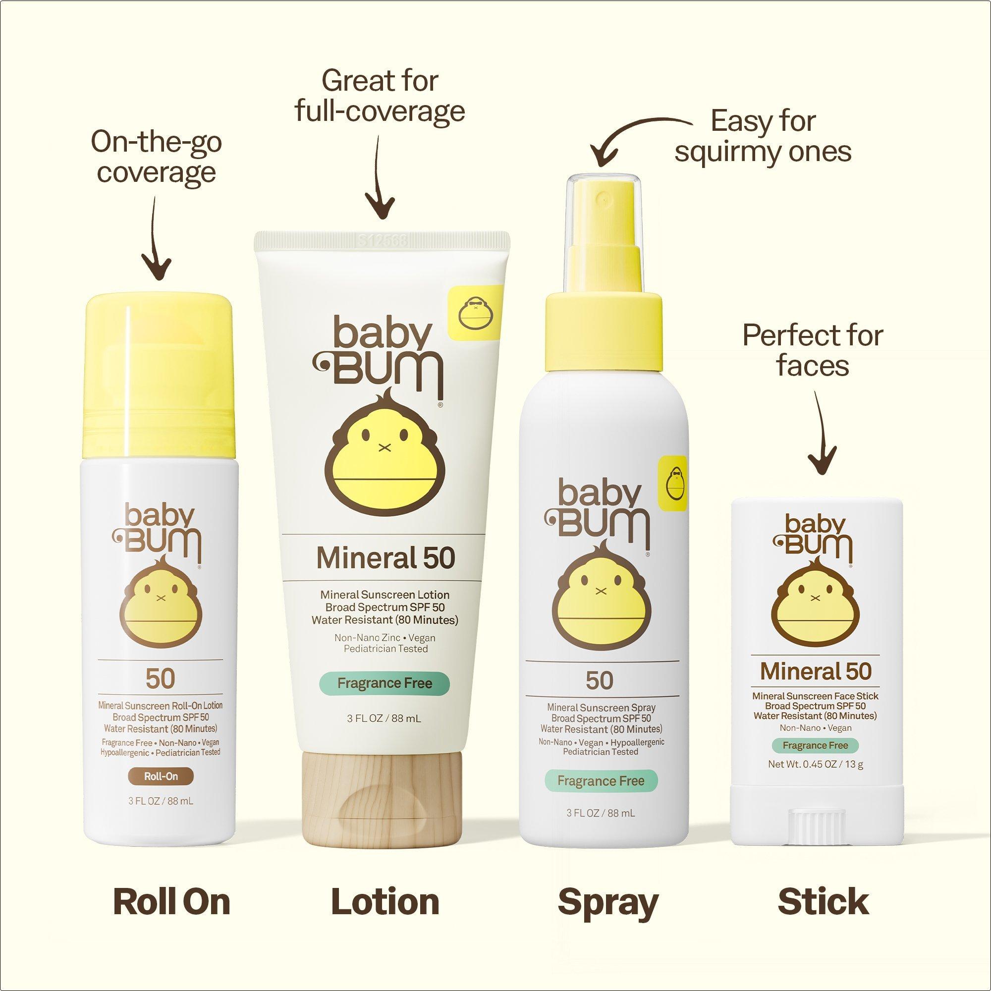 Минеральный солнцезащитный лосьон Sun Bum Baby Bum SPF 50 — фото 5