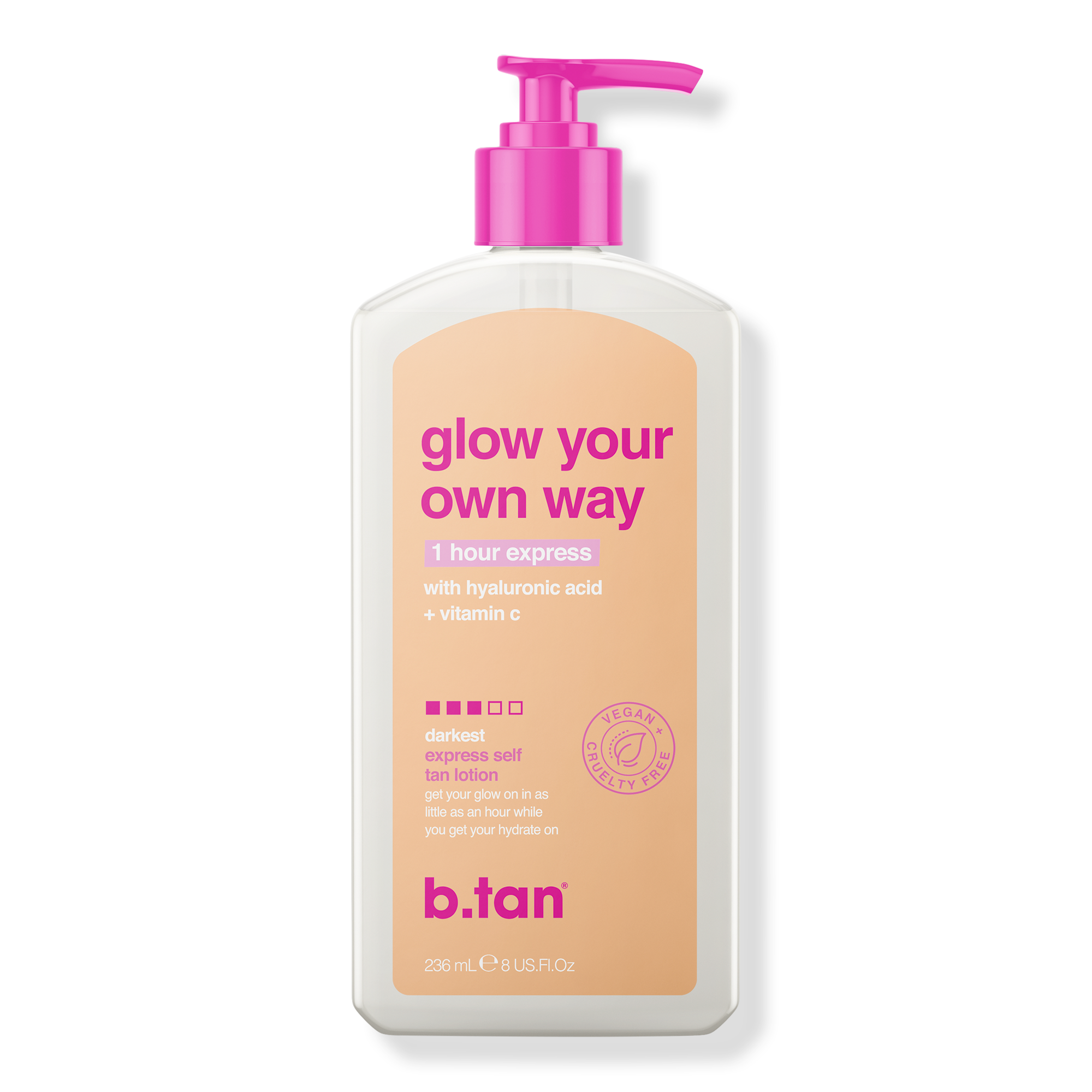 b.tan Glow Your Own Way 1 Hour Express Self Tan Lotion #1