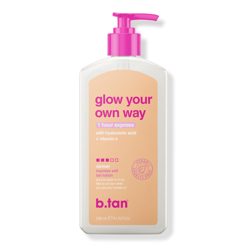 b.tan Glow Your Own Way 1 Hour Express Self Tan Lotion #1