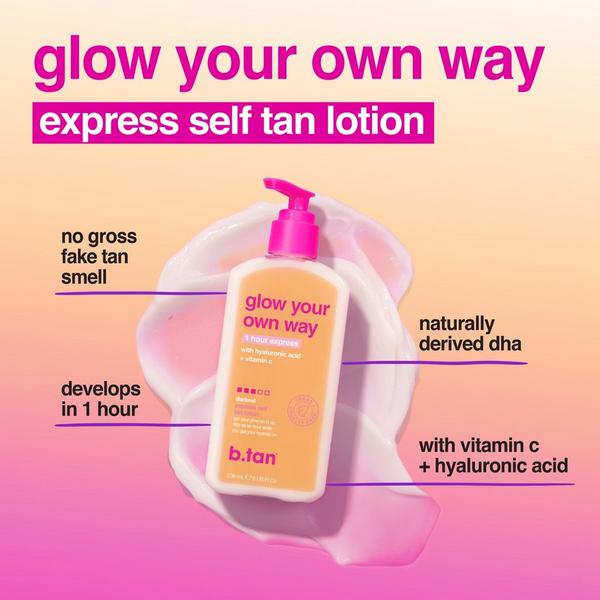 b.tan Glow Your Own Way 1 Hour Express Self Tan Lotion #5