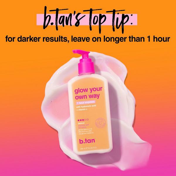 b.tan Glow Your Own Way 1 Hour Express Self Tan Lotion #6