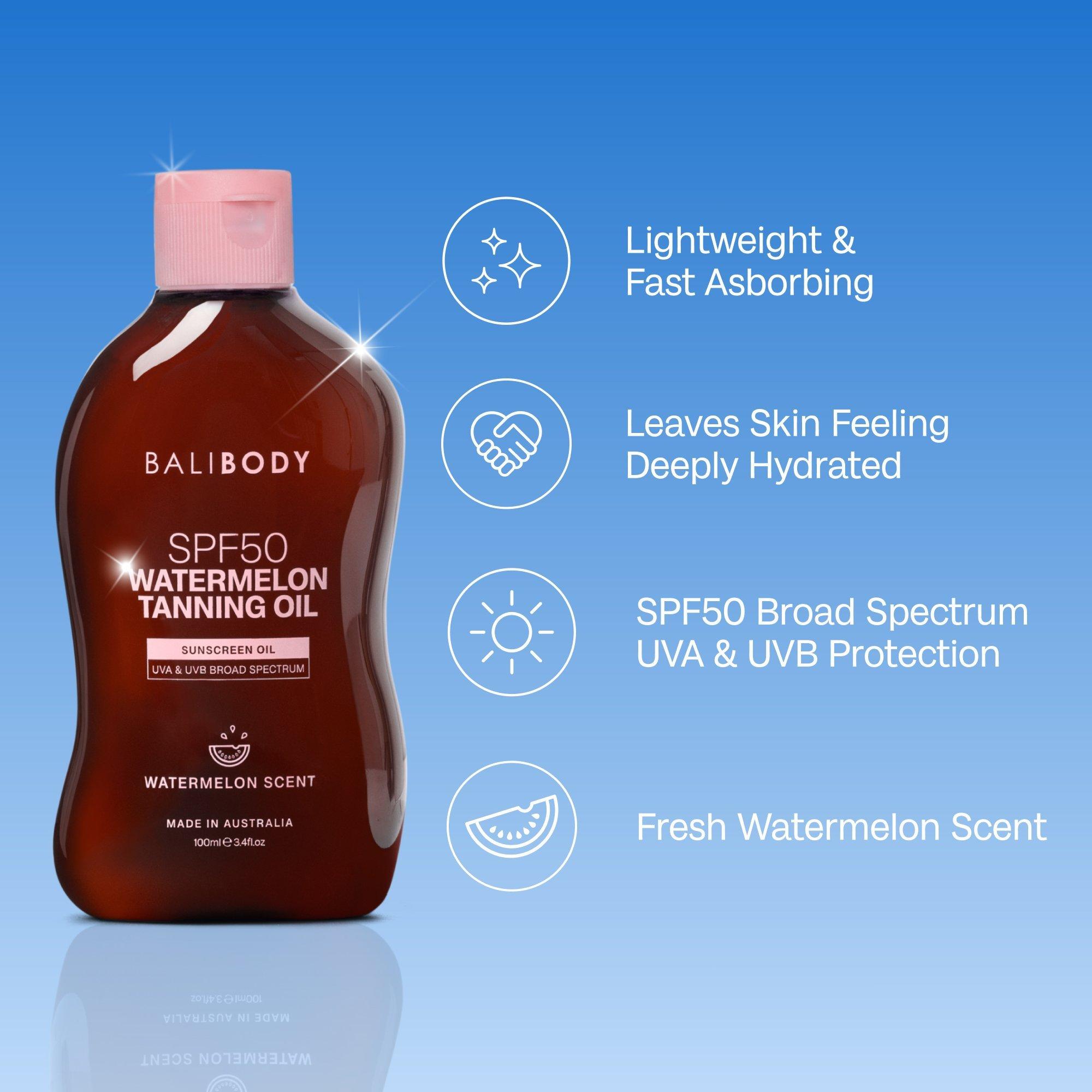 Масло для загара SPF 50 Bali Body Watermelon — фото 3