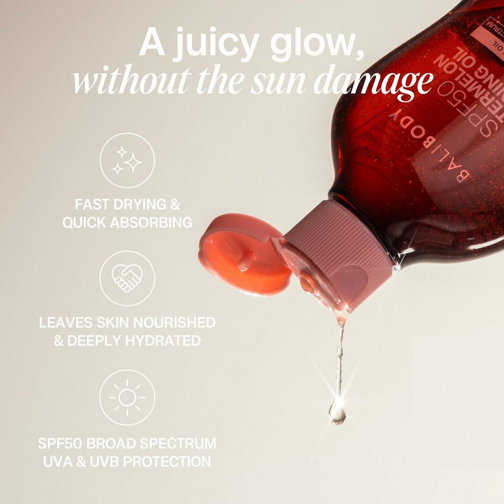 Watermelon Tanning Oil SPF50