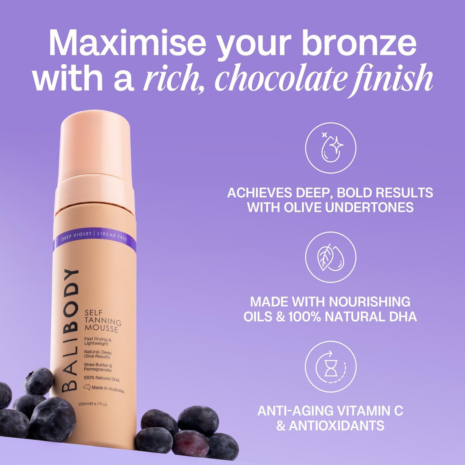 Deep Violet Self Tanning Mousse
