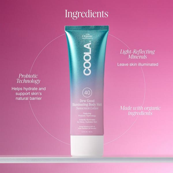 COOLA Dew Good Illuminating Body Melt Lotion SPF 40 #3