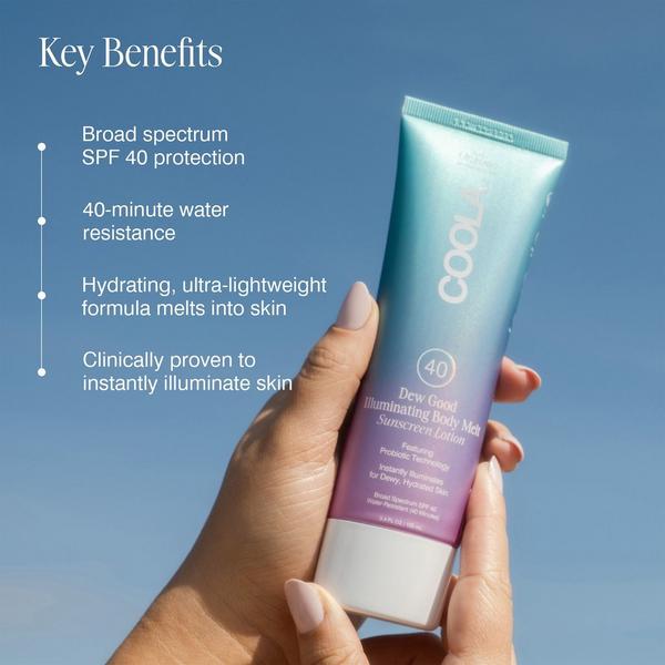 COOLA Dew Good Illuminating Body Melt Lotion SPF 40 #4