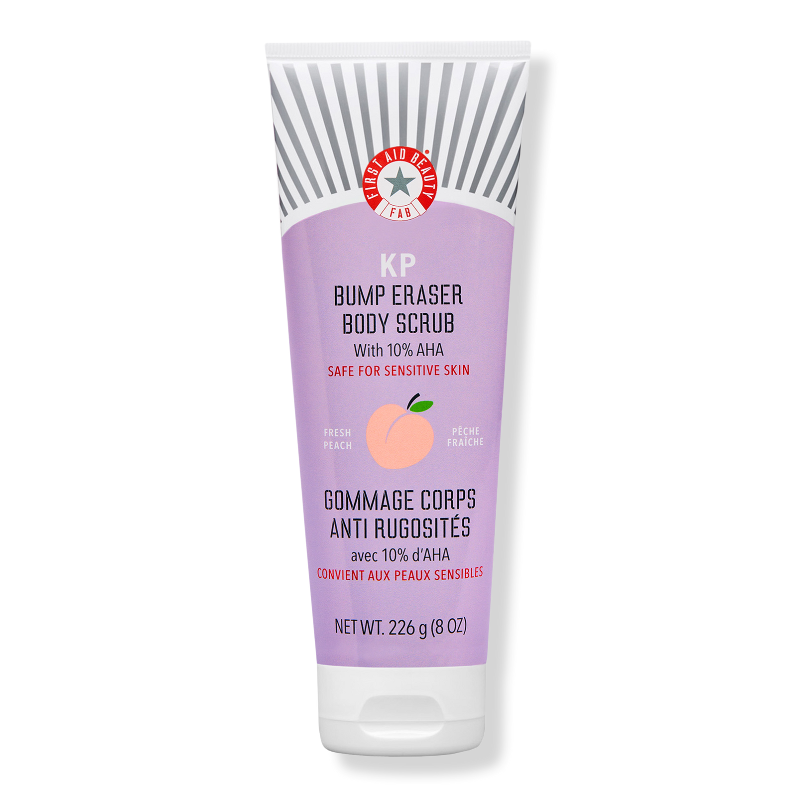 KP Bump Eraser Body Scrub with 10% AHA Fresh Peach