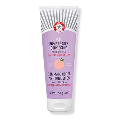 First Aid Beauty KP Bump Eraser Body Scrub with 10% AHA Fresh Peach