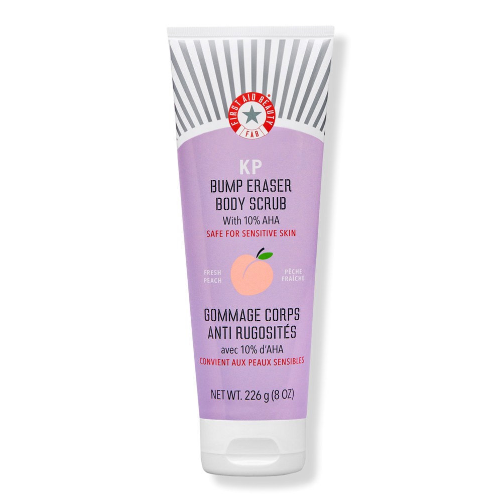 First Aid Beauty Kp Bump Eraser Body Scrub With 10% Aha Fresh Peach