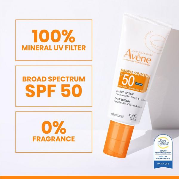 Avène Mineral Sunscreen SPF 50 Face Lotion #6
