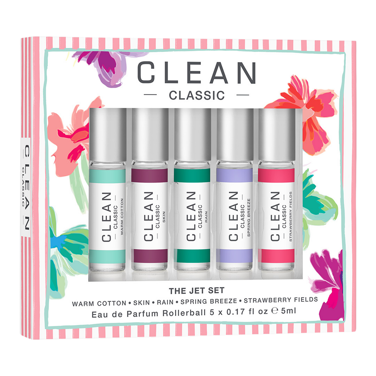 Clean Classic 5x5mL Rollerball Layering Set