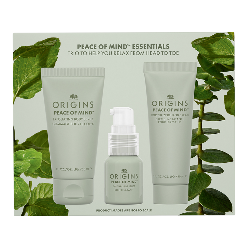 【3個セット】Origins オリジンズ　ピースオブマインド Origins 3-Pc. Peace Of Mind Relaxing Bath & Body Care Spa Gift Set