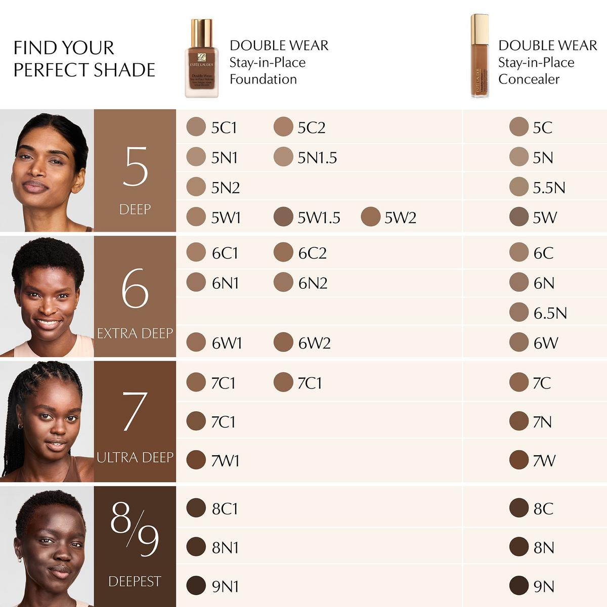 Double Wear Stay-in-Place 24-Hour Concealer - 6W