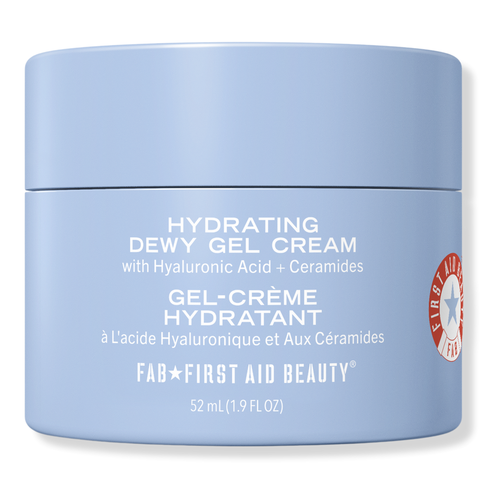 Hydrating Dewy Gel Cream Moisturizer with Hyaluronic Acid +Ceramides