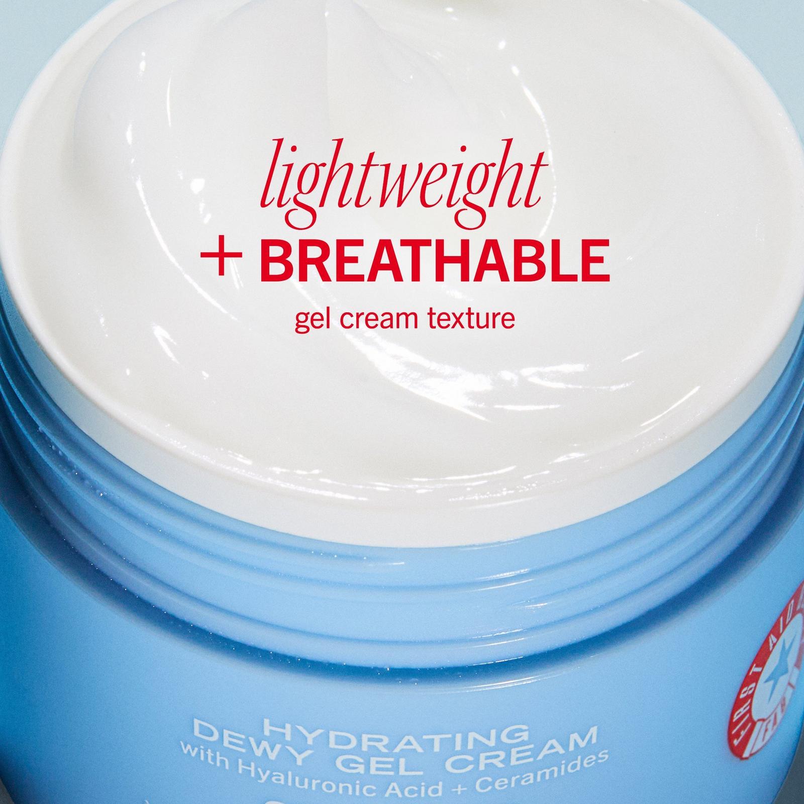 Hydrating Dewy Gel Cream Moisturizer with Hyaluronic Acid +Ceramides