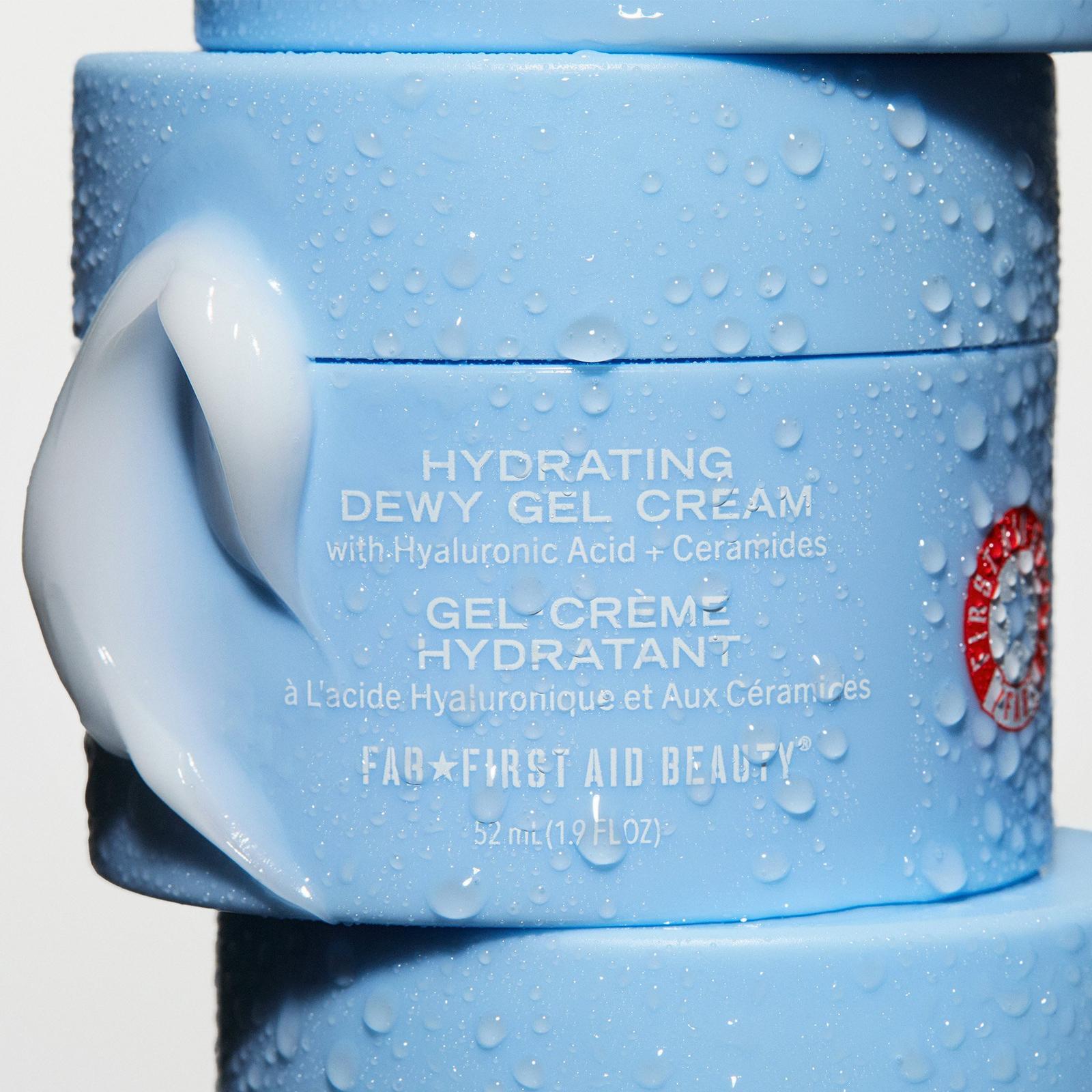 Hydrating Dewy Gel Cream Moisturizer with Hyaluronic Acid +Ceramides
