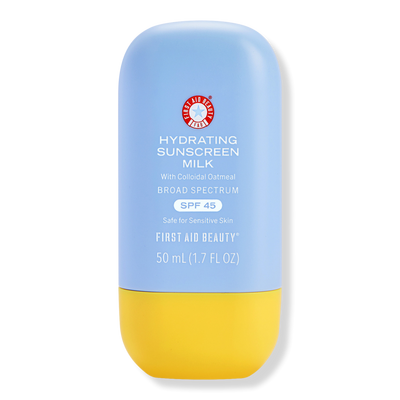 First Aid Beauty Hydrating Sunscreen Milk with Colloidal Oatmeal Broad Spectrum SPF 45