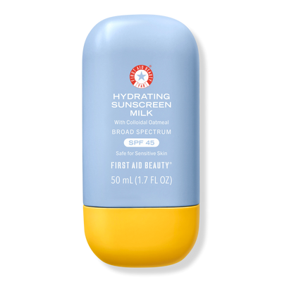 First Aid Beauty Hydrating Sunscreen Milk with Colloidal Oatmeal Broad Spectrum SPF 45