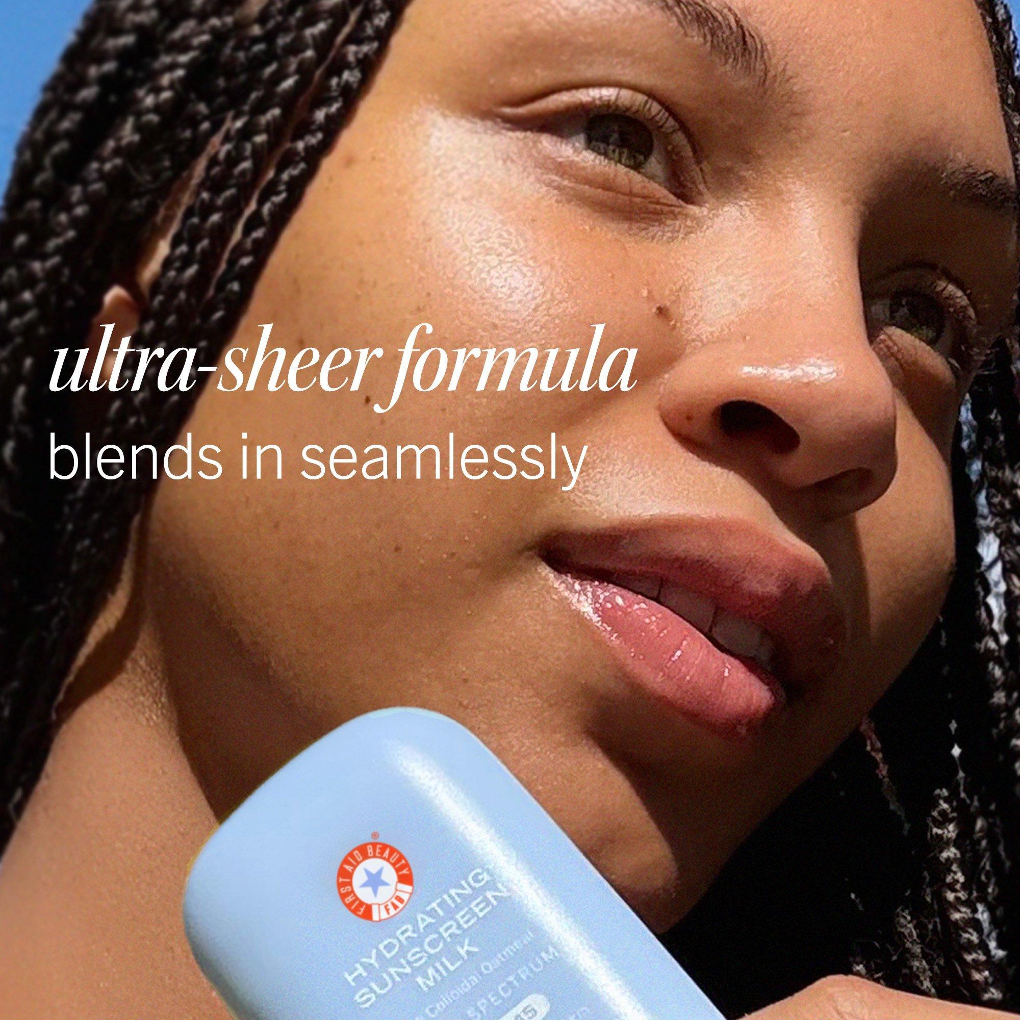 Увлажняющее солнцезащитное молочко First Aid Beauty с коллоидным овсом, SPF 45 — фото 4