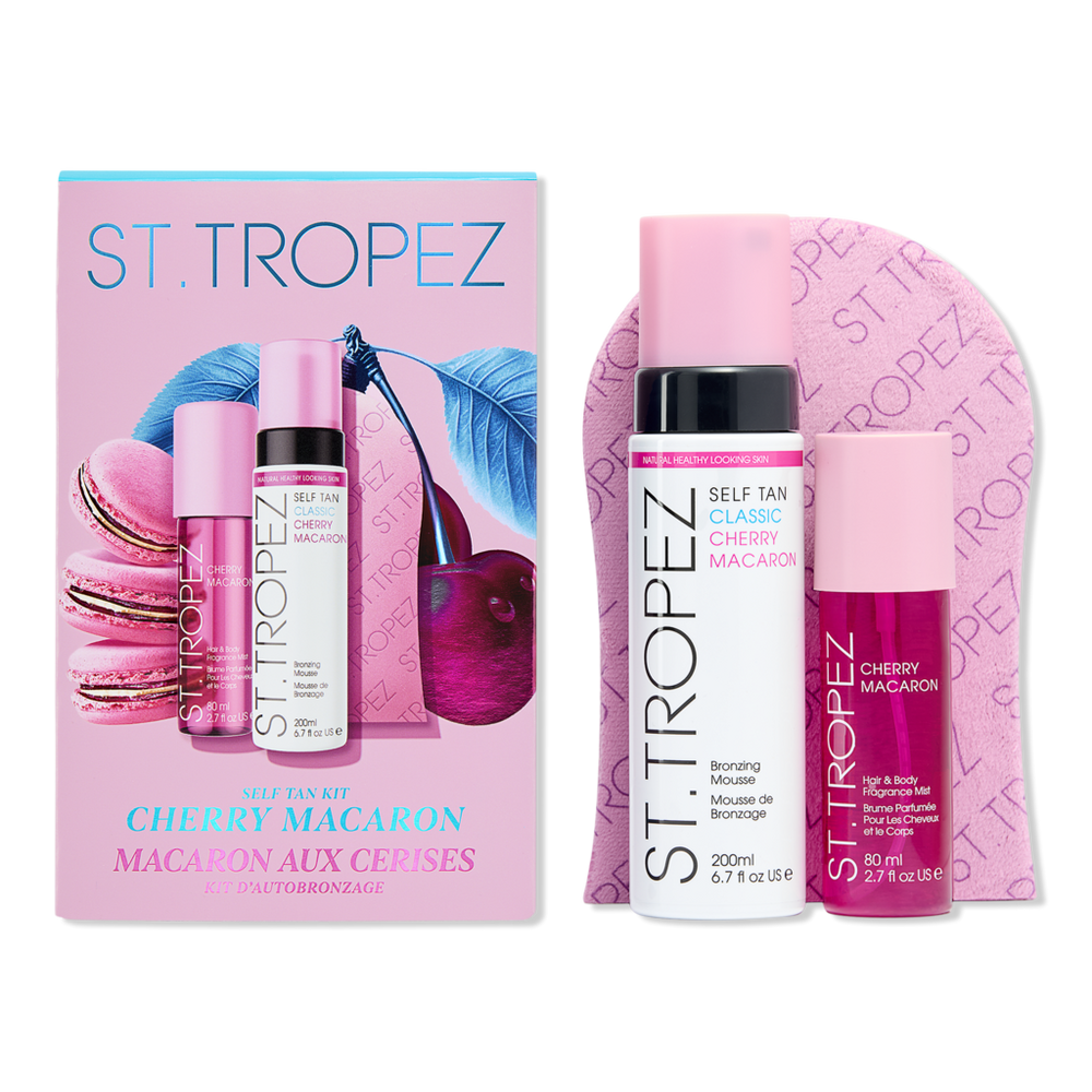 St Tropez Cherry Macaron Self Tan And Body Mist Set
