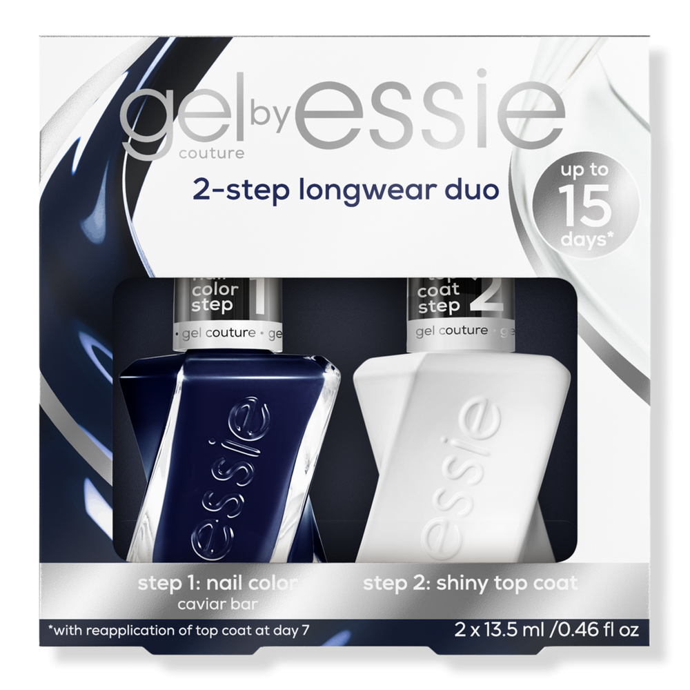 Essie Gel Couture Gel-like Nail Polish Kit - Caviar Bar