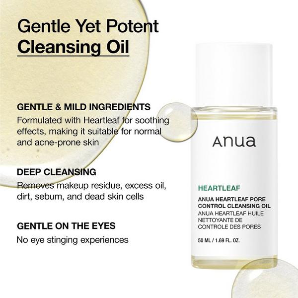 ANUA Travel Size Heartleaf Pore Control Cleansing Oil #3