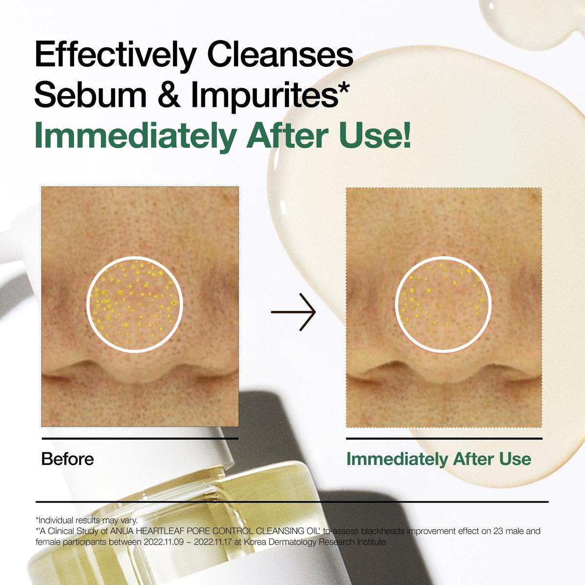 Travel Size Heartleaf Pore Control Cleansing Oil