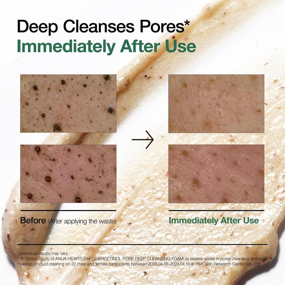 Travel Size Heartleaf Quercetinol Pore Deep Cleansing Foam