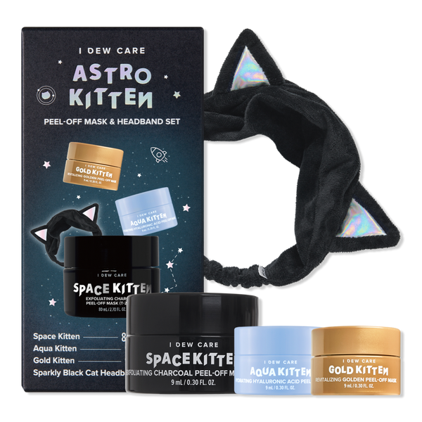 I Dew Care Astro Kitten Peel-Off Masks and Headband Set #1