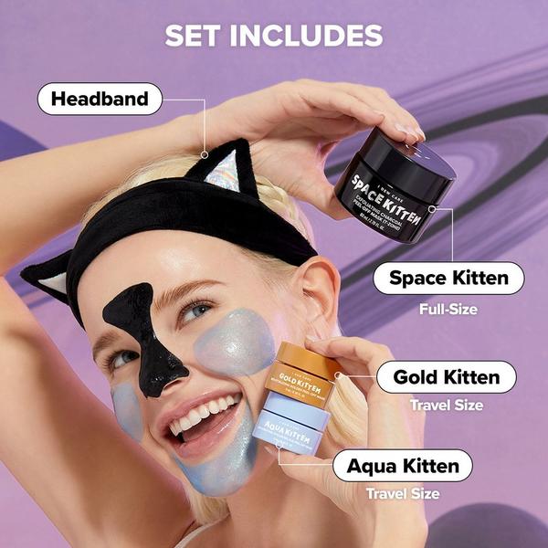 I Dew Care Astro Kitten Peel-Off Masks and Headband Set #5