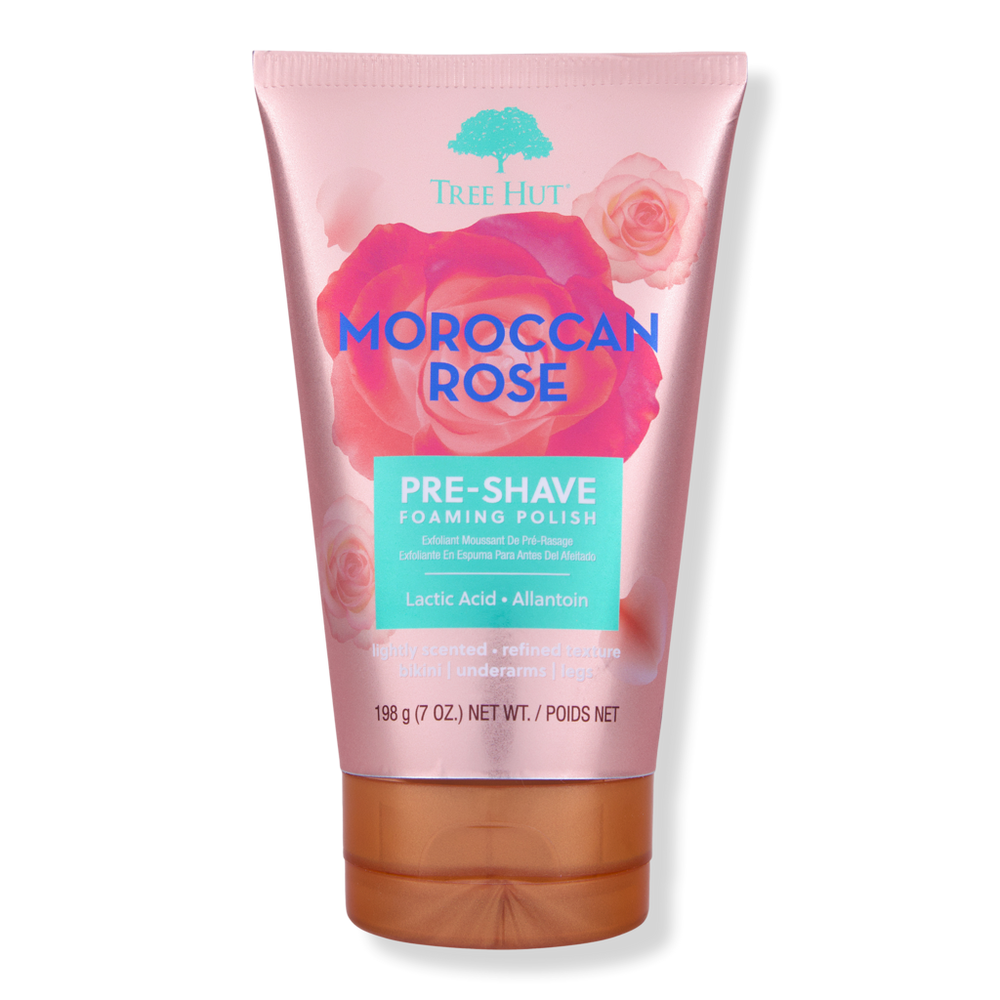 Tree Hut Pre-shave Foaming Polish - Moroccan Rose