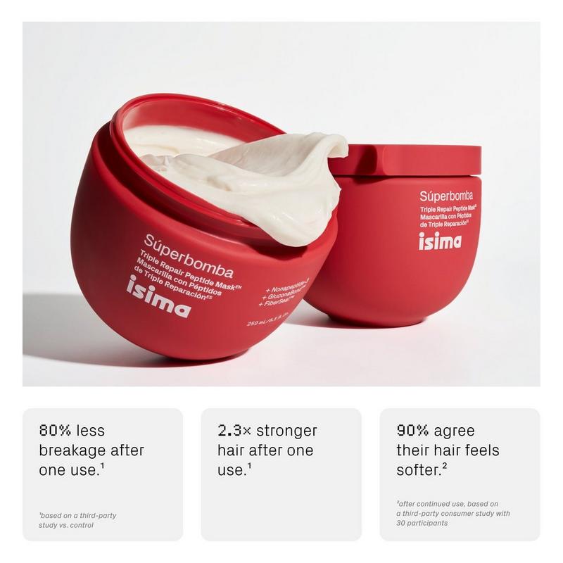 isima - 2.5 oz Súperbomba Triple Repair Peptide Hair Mask | Ulta