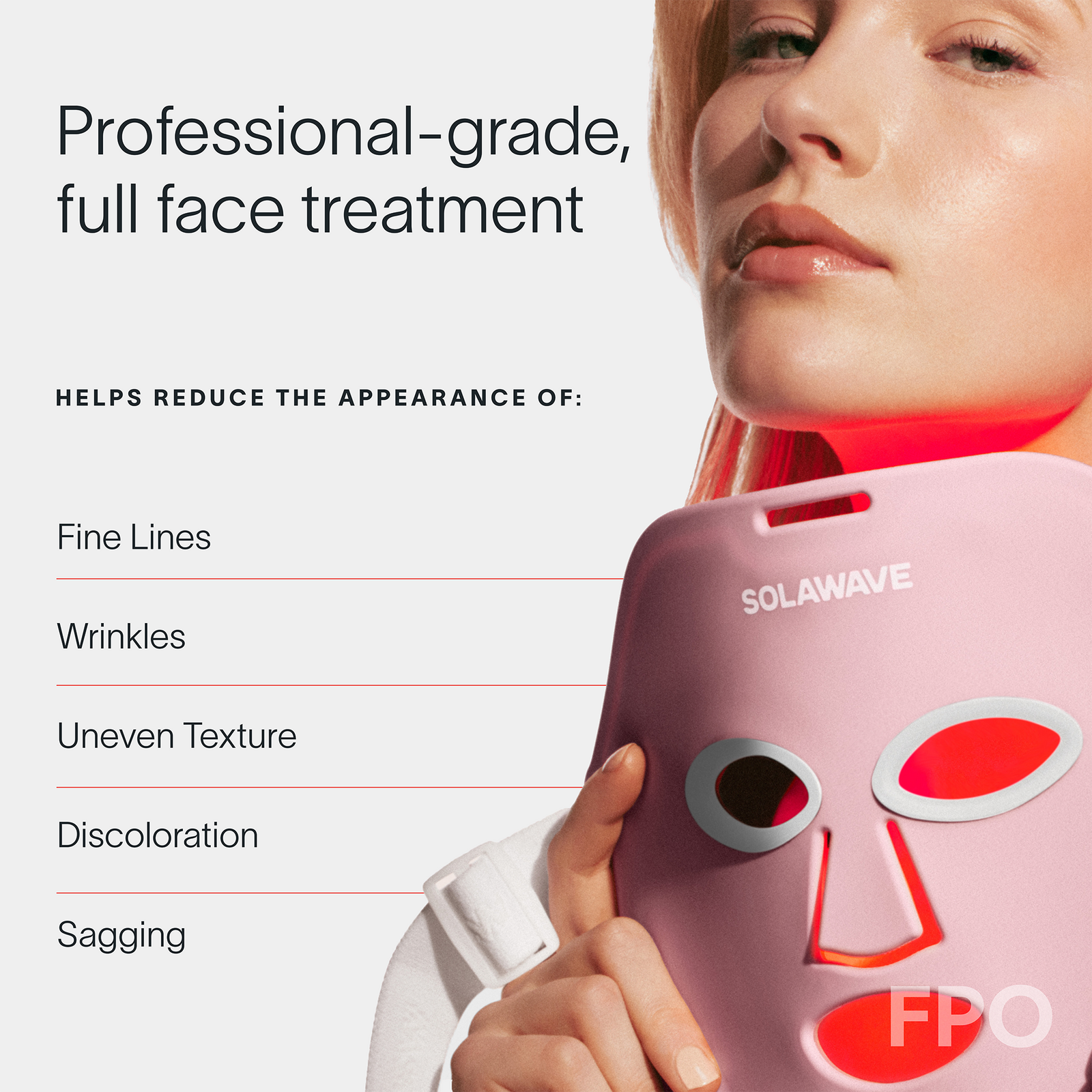 Wrinkle Retreat Light Therapy Face Mask
