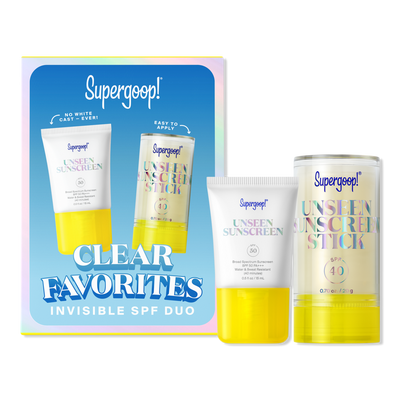 Supergoop! Clear Favorites Invisible SPF Duo