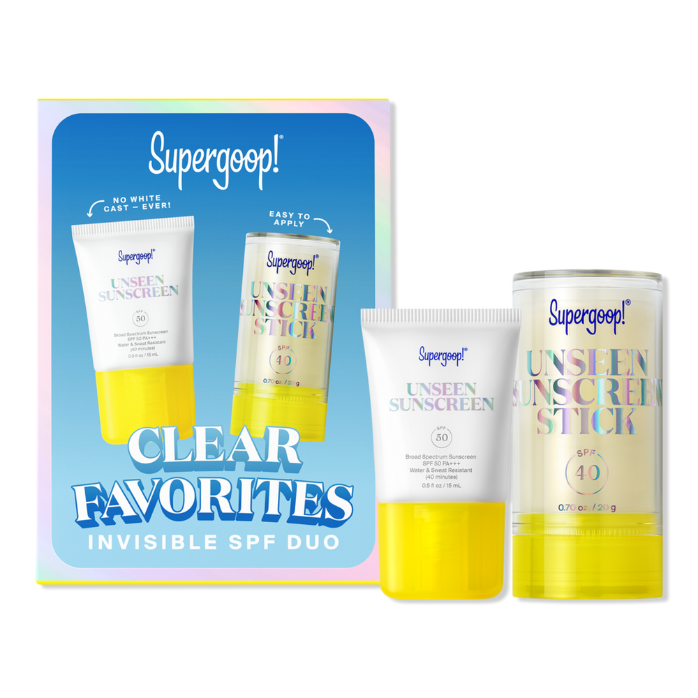 Supergoop Clear Favorites Invisible Spf Duo
