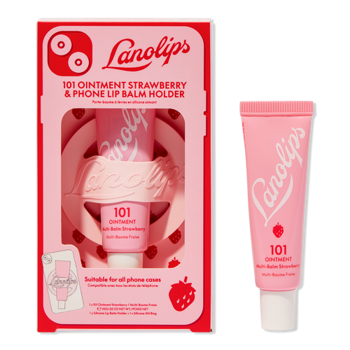 Lanolips - 101 Ointment Strawberry & Phone Lip Balm Holder | Ulta