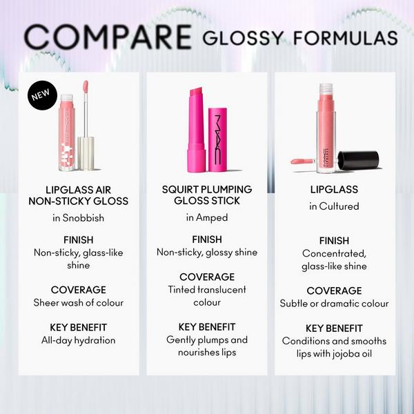 MAC Lipglass Air Non-Sticky Lipgloss #10