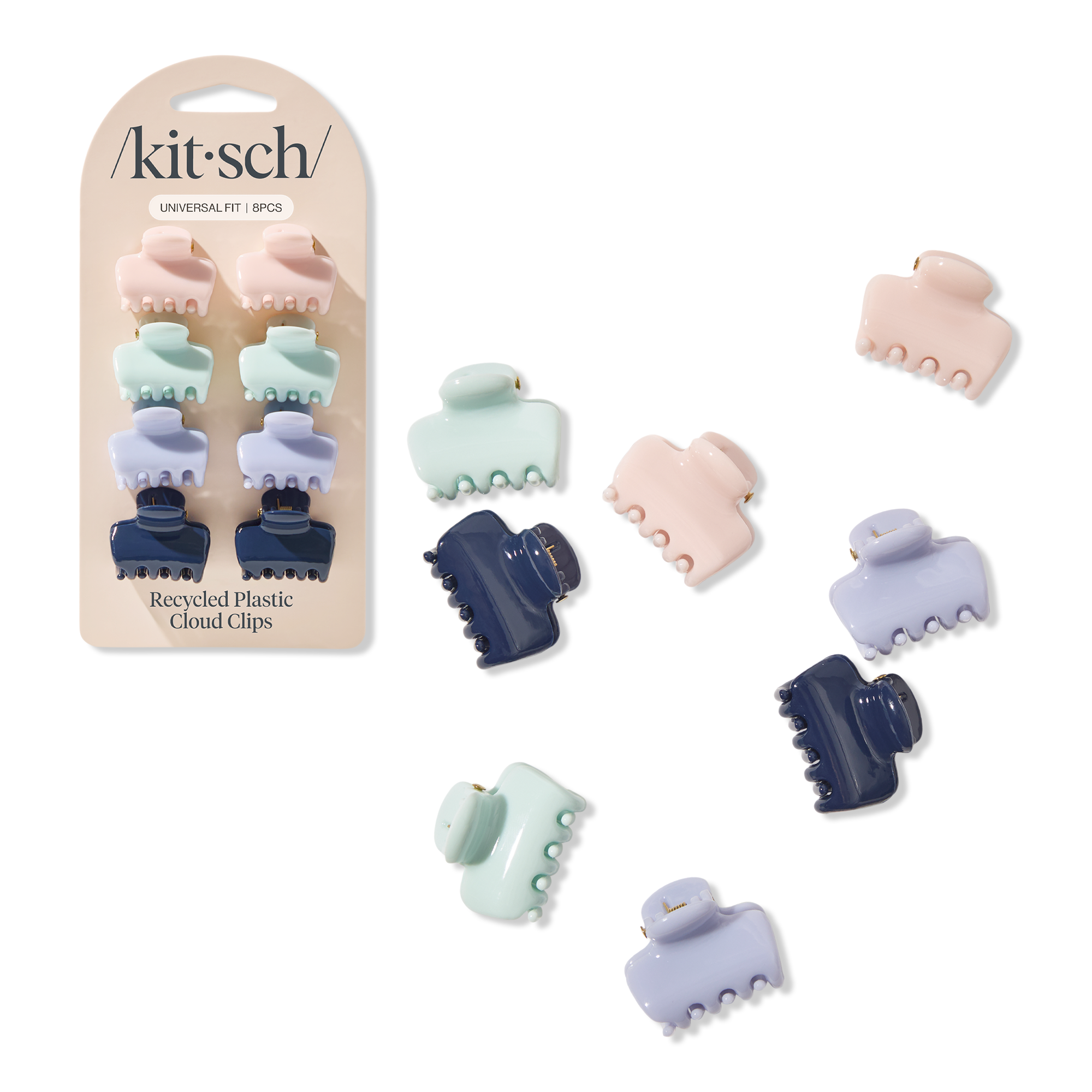 Kitsch Mini Cloud Clips 8 Piece Set #1