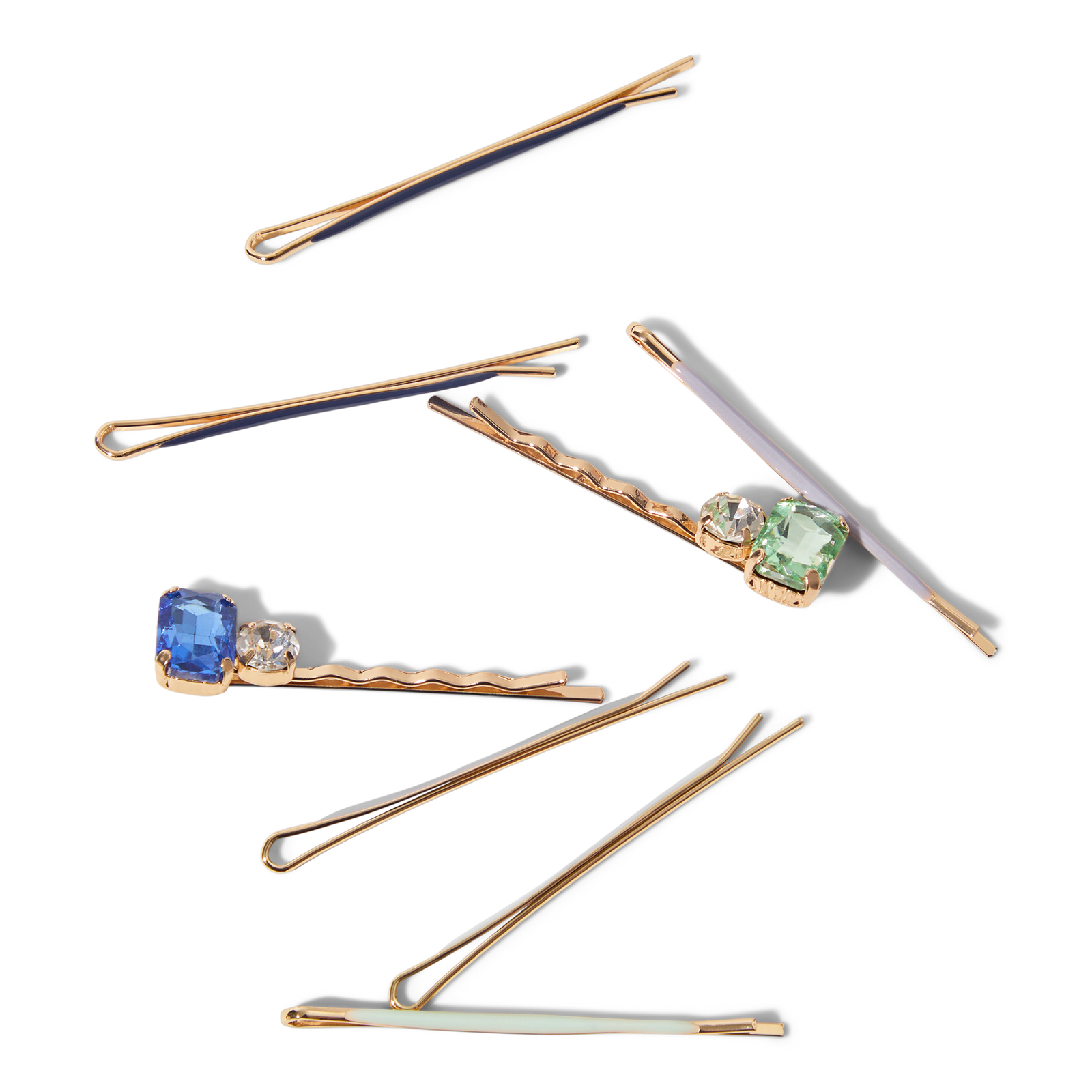 Cloud & Gem Bobby Pins 8 Piece Set - Garden Bouquet