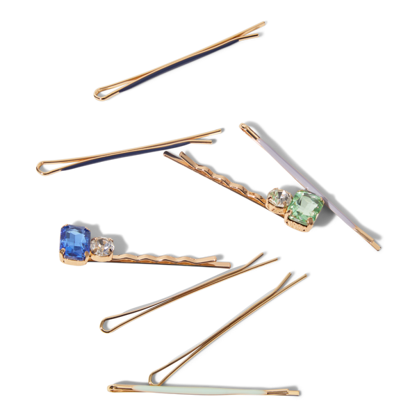 Kitsch Cloud & Gem Bobby Pins 8 Piece Set #2