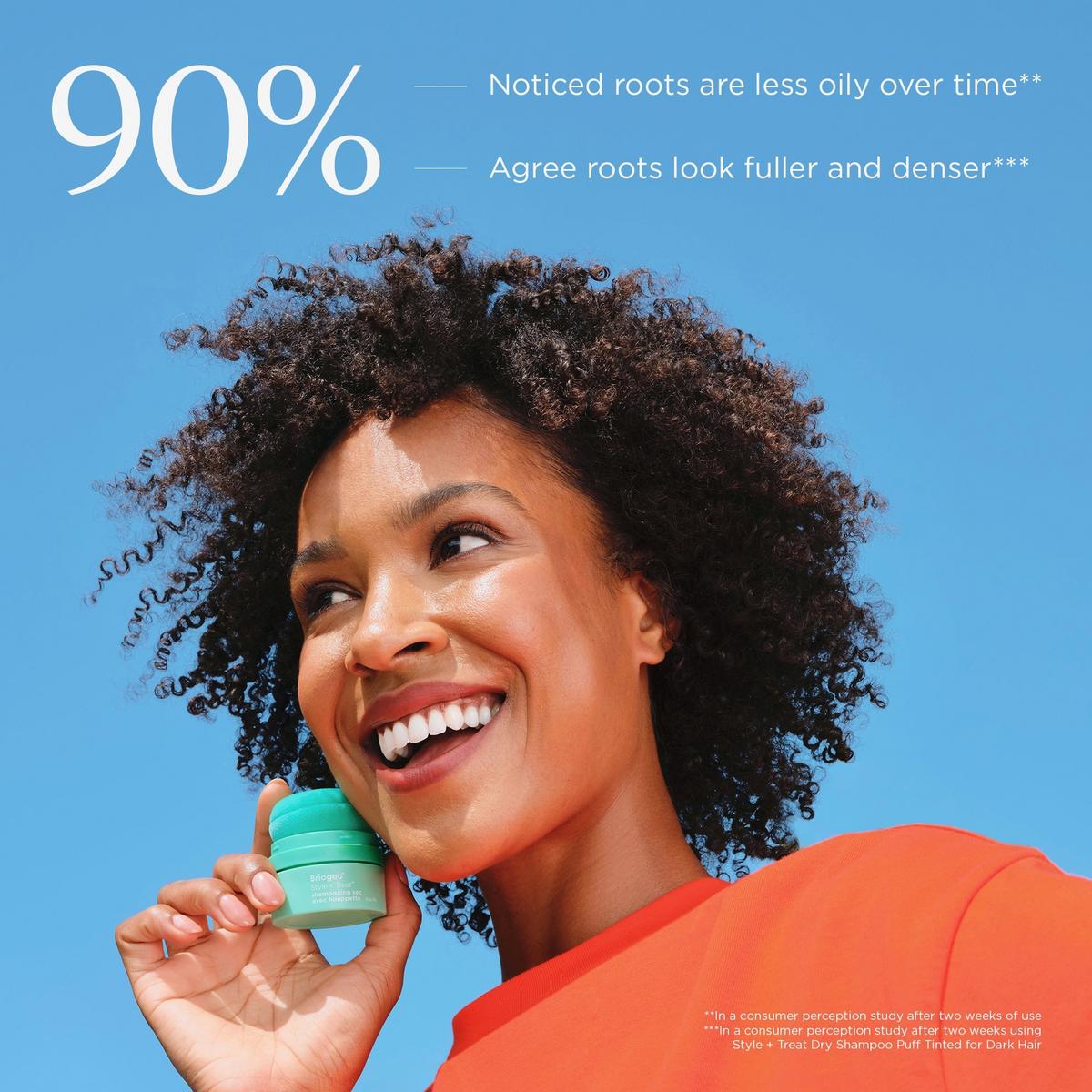 Style + Treat Dry Shampoo Puff - Universal For All Hair Colors