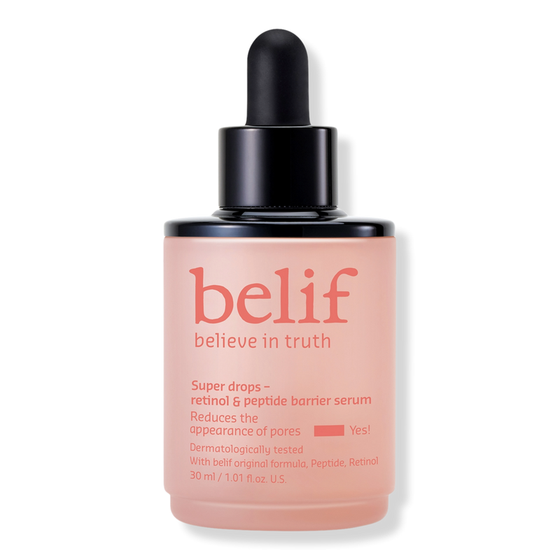 美容液 BELLEFIN Medicated Vital Baseline belif - Super Drops Retinol and Peptide Barrier Serum | Ulta Beauty