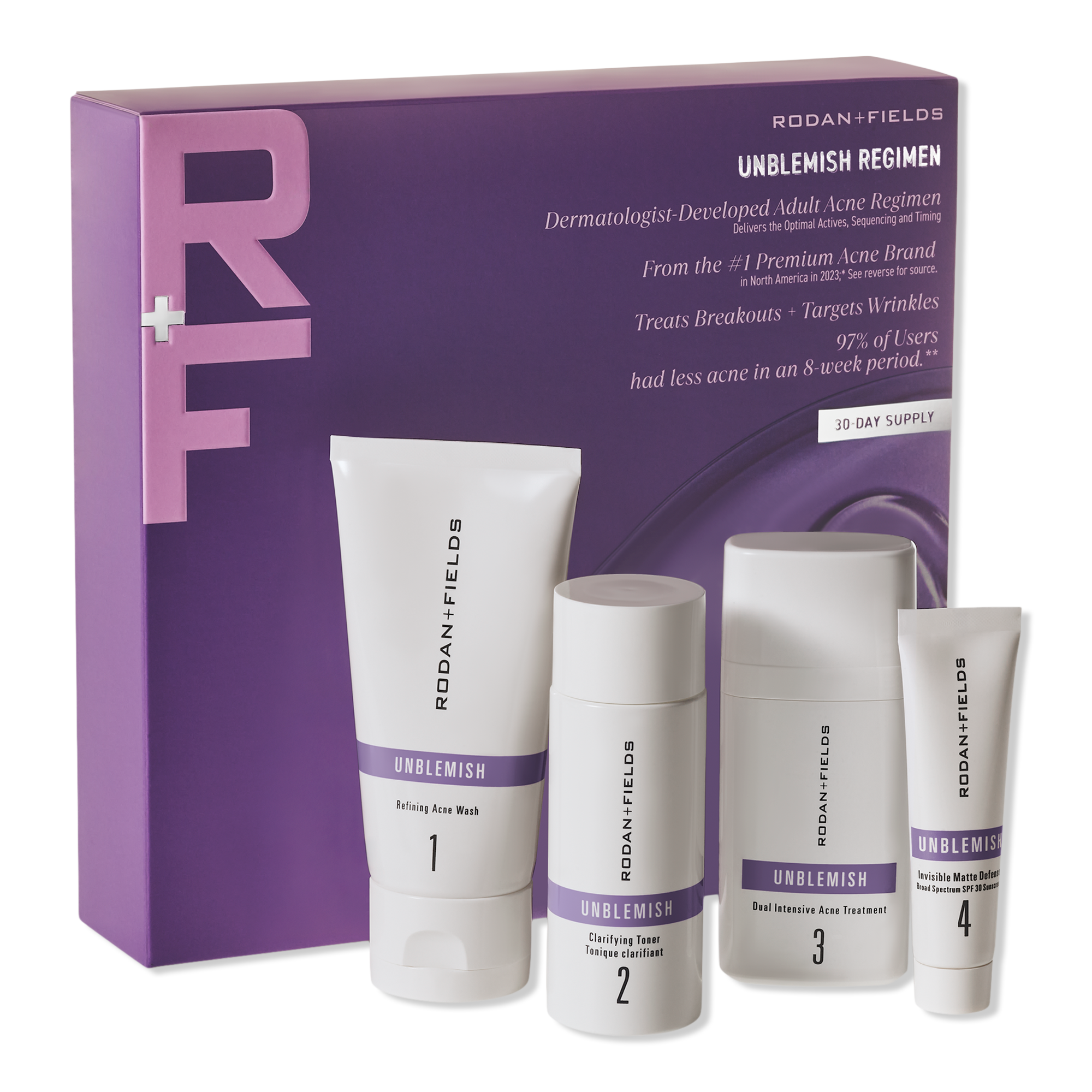 RODAN + FIELDS Unblemish 30-Day Regimen for Adult Acne #1