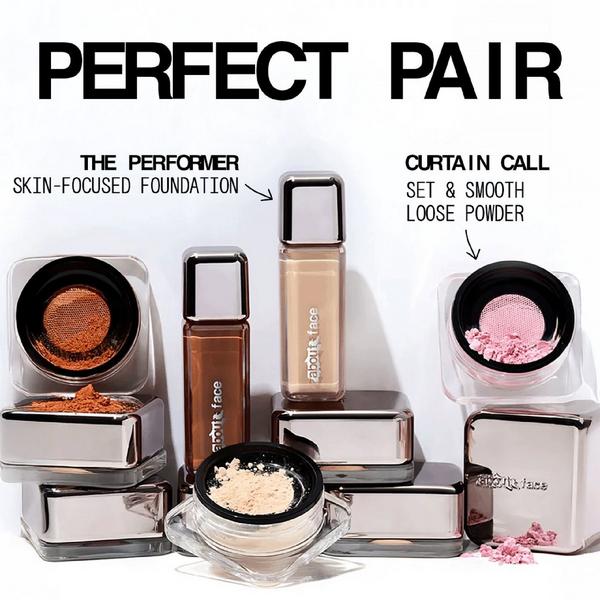 about-face Curtain Call - Set & Smooth Loose Powder #8
