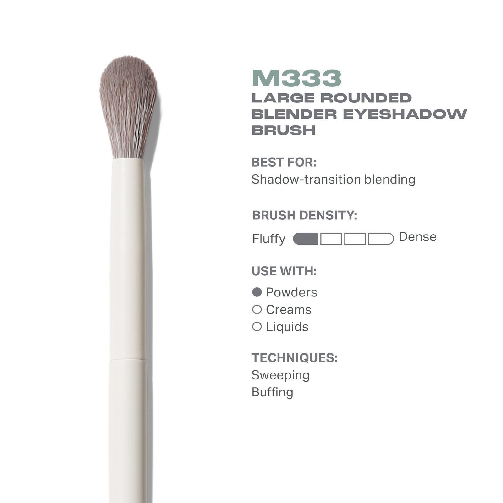 M333 Large Rounded Blender Eyeshadow Brush